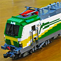 HBM029 Article LEGO GySEV/ROeEE Siemens Vectron Locomotive thumbnail image