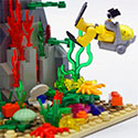 HBM032 articulo Top Moc FFOLs Females Fans of LEGO) miniatura