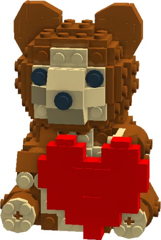 Osito de San Valentín