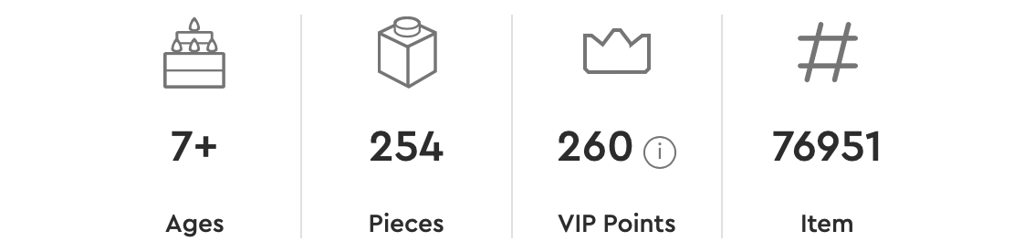 254 piezas