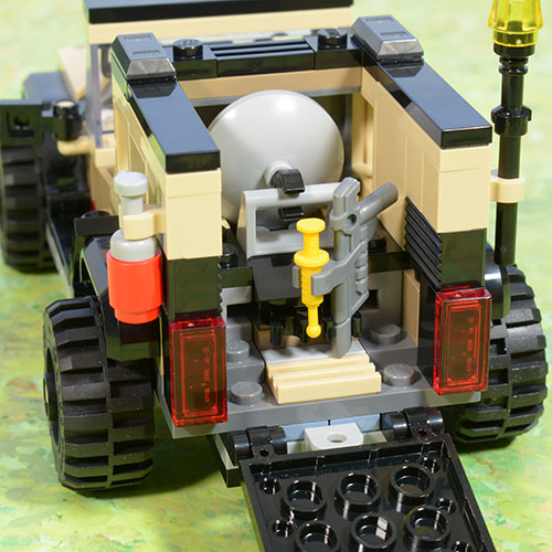 cargo area with equipment