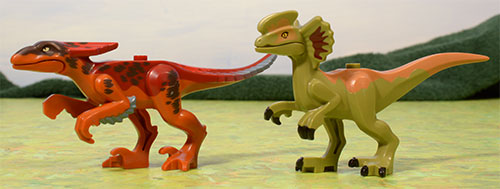 dinosaurios mirando hacia la izquierda