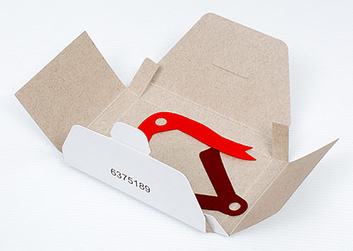 bufandas de minifiguras en caja
