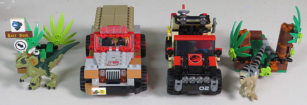 set de Nedry comparado con el 76972