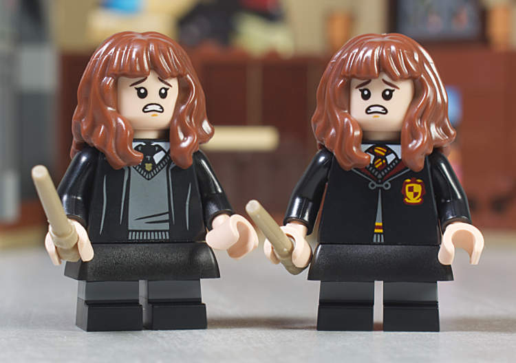 dos minifigs de Hermione