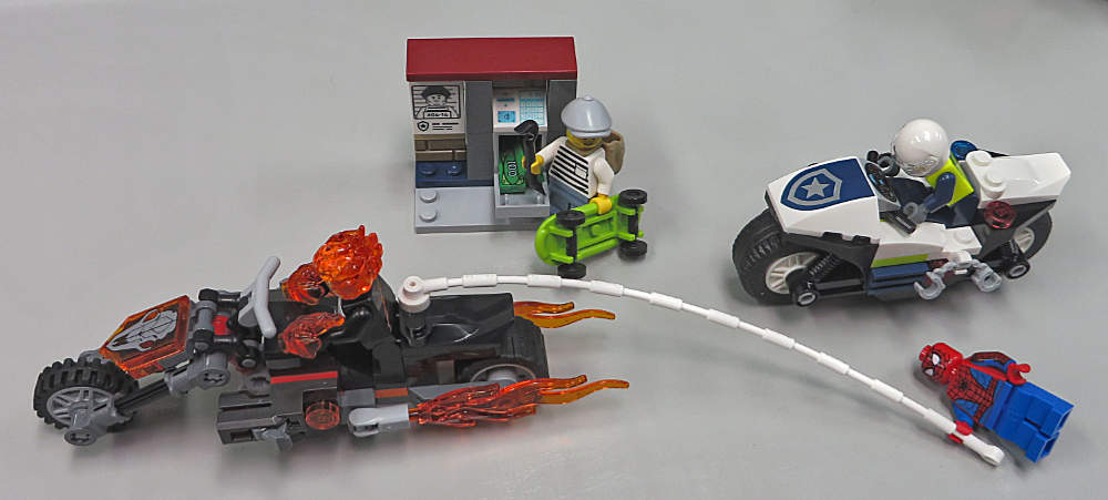 cop chasing ghost rider