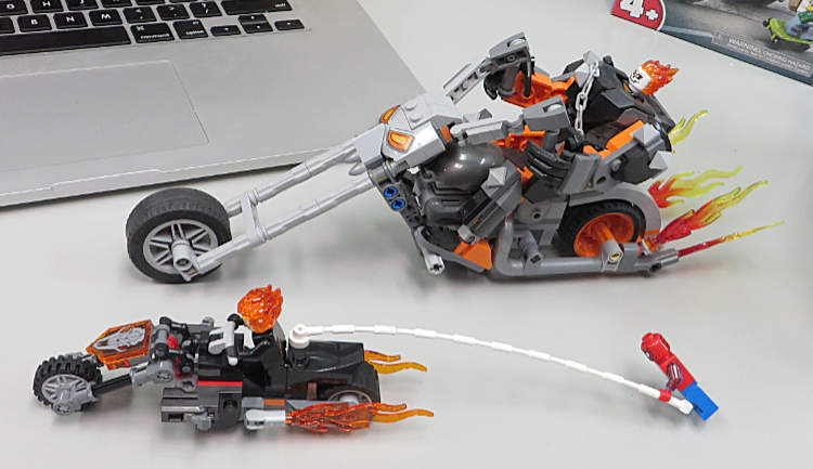 Ghost Rider sets compared